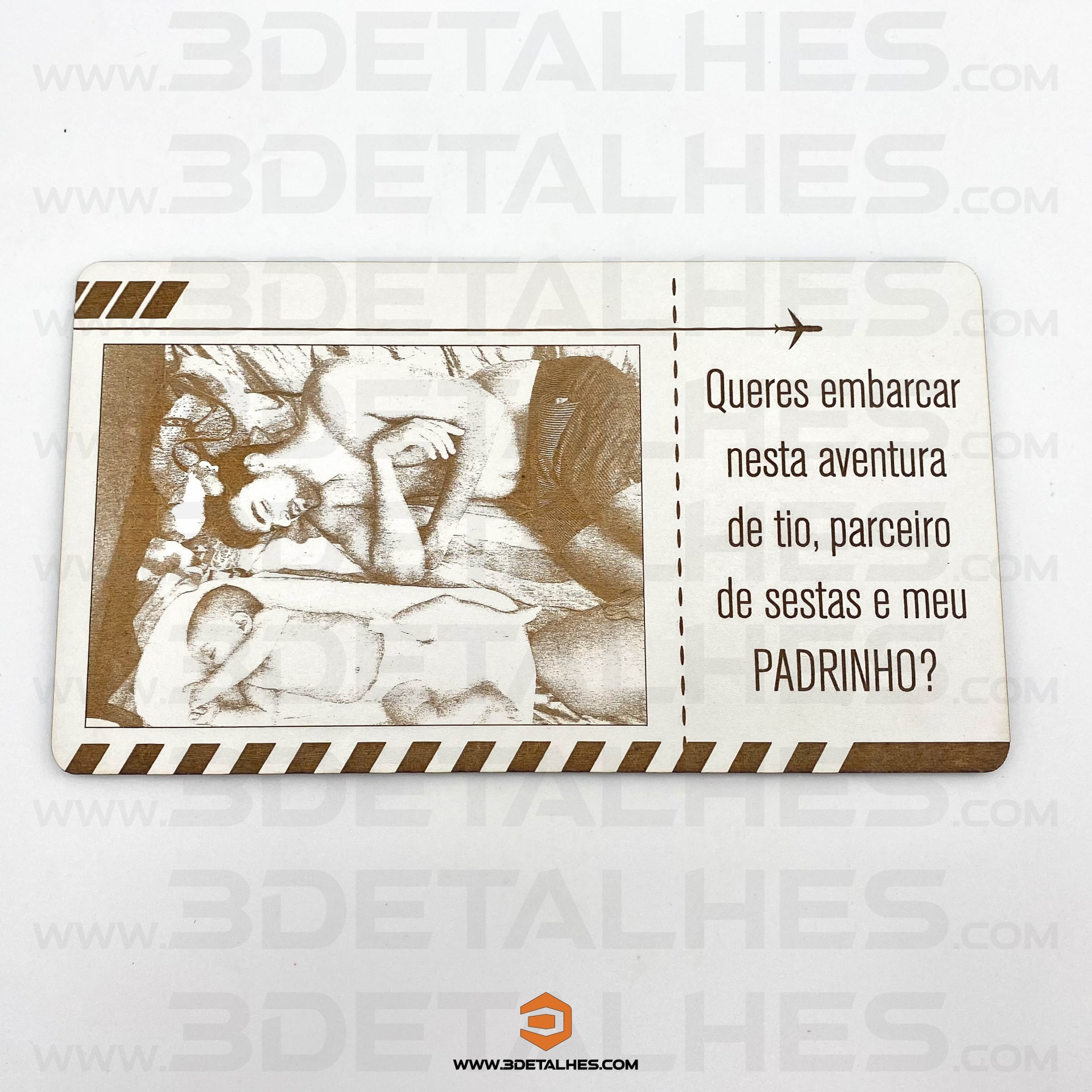 Bilhete - Convite Padrinhos