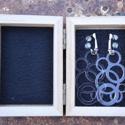 Brinco em Acrílico - Circulos