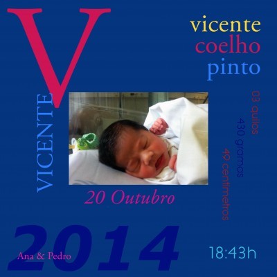 Info-Bebé Quadro Parede - Para Rapazes