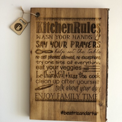 Tábua de cozinha 30x20