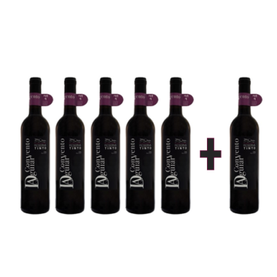 Convento de Aguiar Reserva Tinto 2018 Pack 5 garrafas + 1 oferta Convento de Aguiar Reserva Tinto 2018 Pack 5 garrafas + 1 oferta