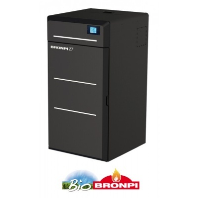 Caldeira preta Bio Bronpi 27 com ecrã digital