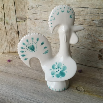 Galo tradicional em cerâmica tamanho L