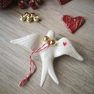 Andorinha de Natal Coração