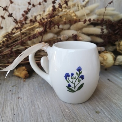 Conjunto de caneca redonda + coração