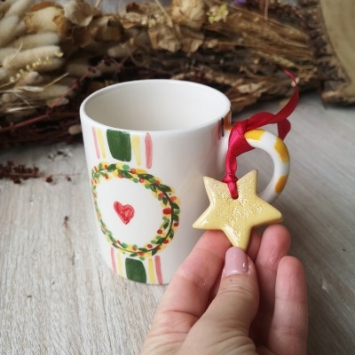 Caneca, padrão Natal