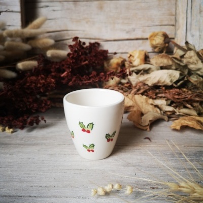 Conjunto de 6 Copinhos de café, motivos de Natal