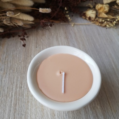 Vela -  padrão Flor Amarela