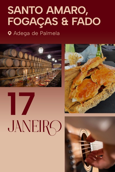 Voucher Santo Amaro, Fogaças & Fado