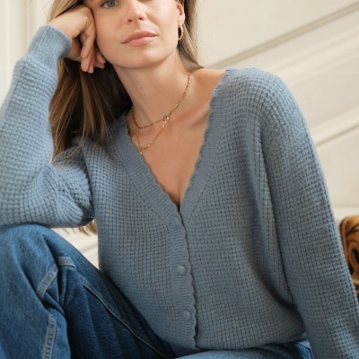 CASACO MARIA LEONOR AZUL