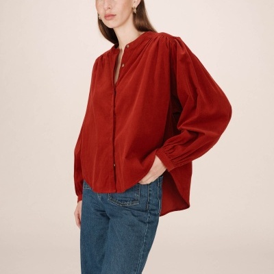 CAMISA SURI TERRACOTA