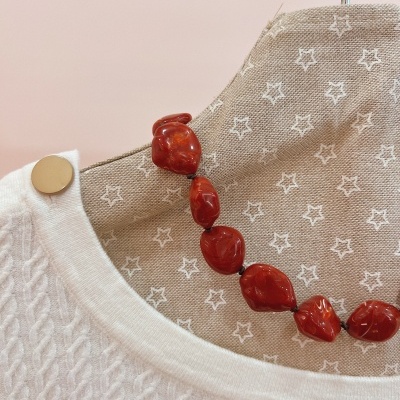 COLAR LAETITIA TERRACOTA