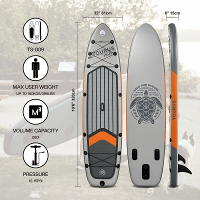 Pracha insuflável de Stand Up Paddle 10'6'' 280 liters