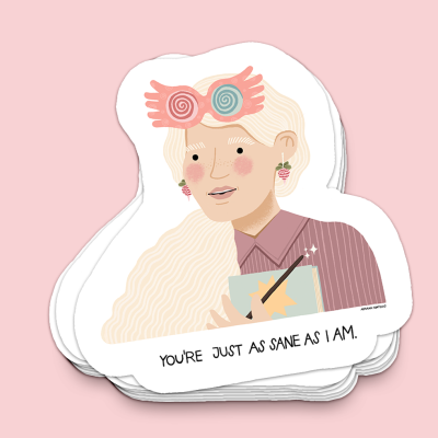 AUTOCOLANTE "LUNA LOVEGOOD"