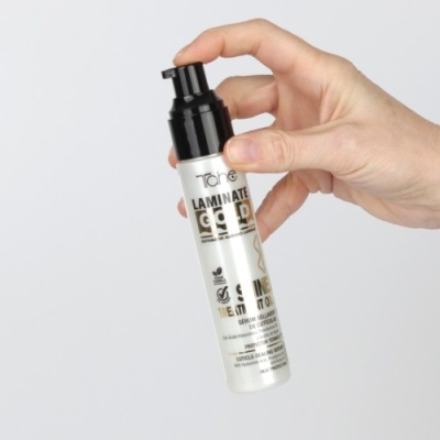 Tahe Serum selador de cutícula dourado laminado com óleo de tratamento de brilho