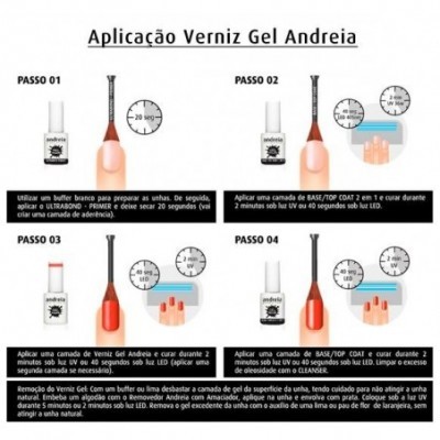 Verniz Gel Andreia 204 NEON Referência 491204