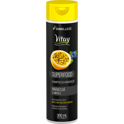 Champô Novex SuperHairFood Maracujá & Mirtilo 300ml