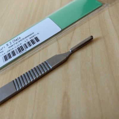 Cabo Bisturi Chato N° 3 - Odonto Ou Podologia - Thimon