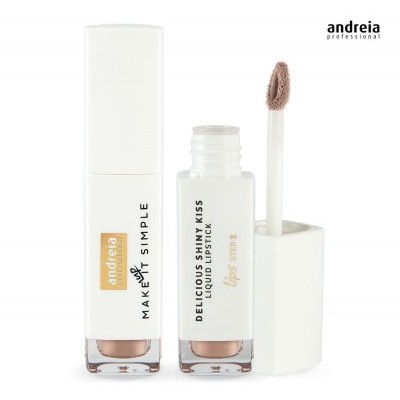 Andreia Makeup Batom Líquido G01 Delicious Shinny Kiss - Referência 45417G01