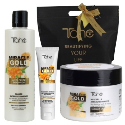 Tahe Linha de pordutos Anti-Frizz Miracle Gold