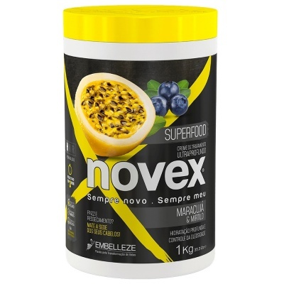 Máscara Novex SuperHairFood Maracujá & Mirtilo 1kg Máscara Novex SuperHairFood Maracujá & Mirtilo 1kg