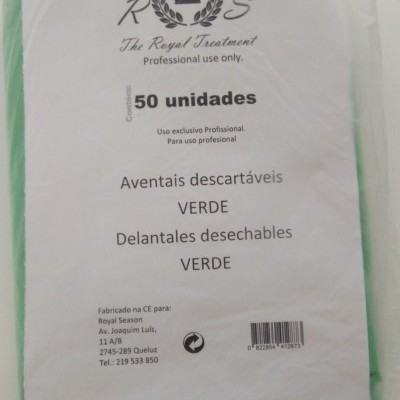 Aventais Descartáveis Royal Season Verde