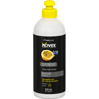 Creme de Pentear Novex SuperHairFood Maracujá & Mirtilo 300g