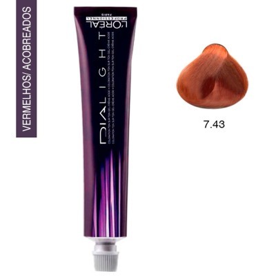 L'oréal Professionnel Coloração Dialight - 7.43 50ml