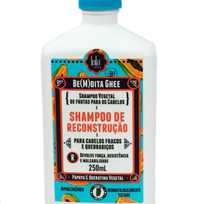 Lola Shampoo Be(M)dita Ghee de Reconstrução | Papaya & Queratina Vegetal 250ml