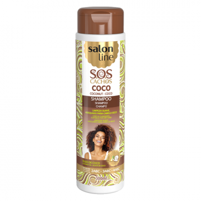 Champô Coco Tratamento Profundo S.O.S Cachos Salon Line 300ml Champô Coco Tratamento Profundo S.O.S Cachos Salon Line 300ml