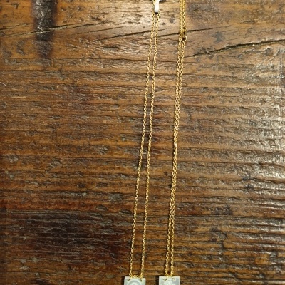 Escapulário Prata Dourada 925º%