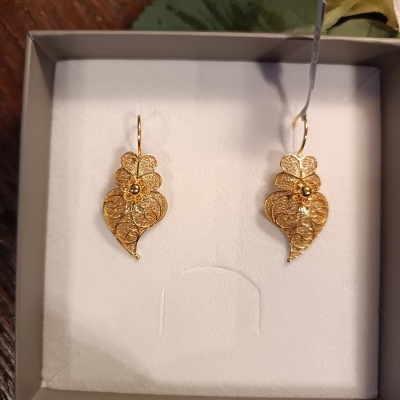 Par de Brincos Ouro 19,2KT