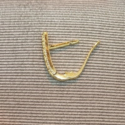 Par de Brincos Ouro 19,2KT