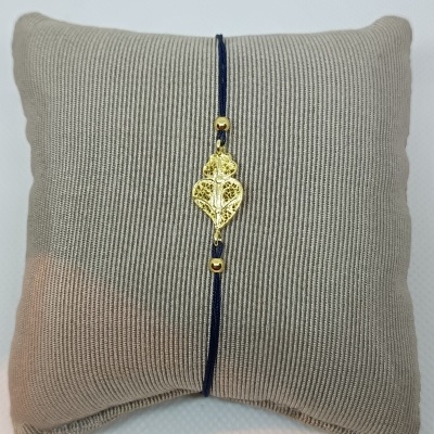 Pulseira Coração Prata 925º% Dourada