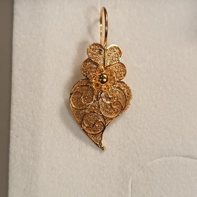 Par de Brincos Ouro 19,2KT