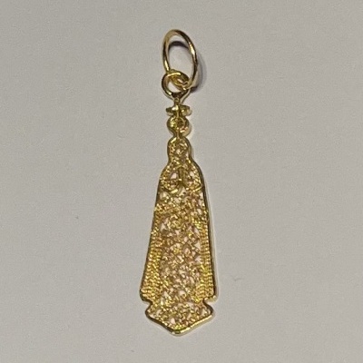 Medalha Nossa Senhora de Fátima Ouro 19,2KT