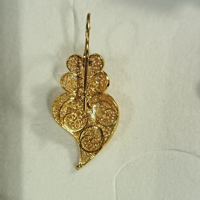 Par de Brincos Ouro 19,2KT