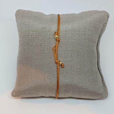 Pulseira Coração Prata 925º% Dourada