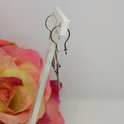 Brincos à Rainha Prata 925º%