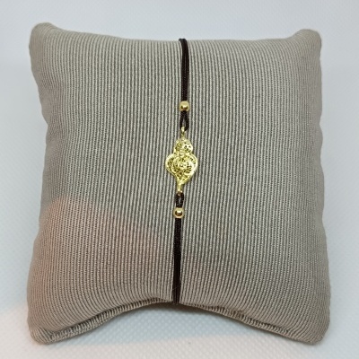 Pulseira Coração Prata 925º% Dourada