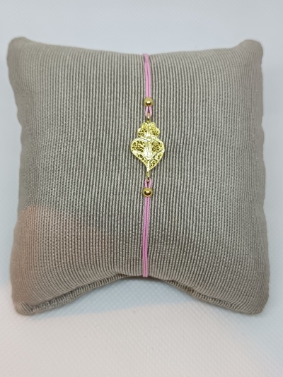 Pulseira Coração Prata 925º% Dourada