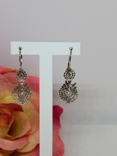 Brincos à Rainha Prata 925º%