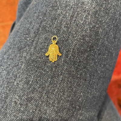 Medalha Mão de Fátima Ouro 19,2 KT