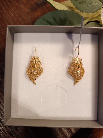 Par de Brincos Ouro 19,2KT