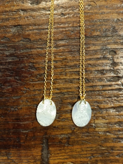 Escapulário Prata Dourada 925º%