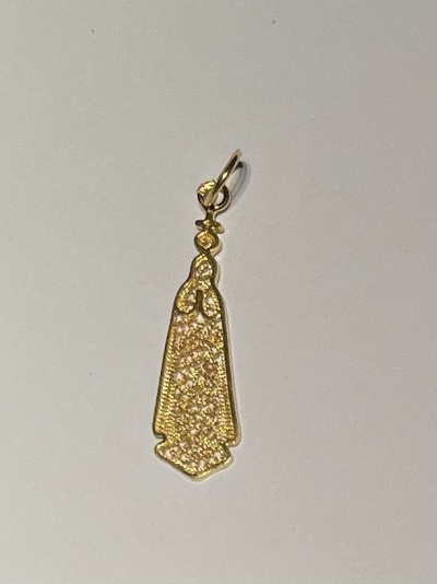 Medalha Nossa Senhora de Fátima Ouro 19,2KT