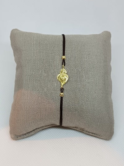 Pulseira Coração Prata 925º% Dourada