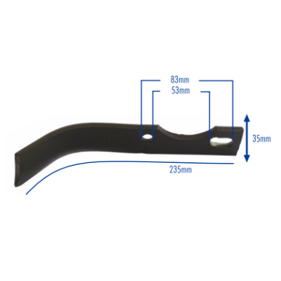 Kit 24 Facas Furo 10mm