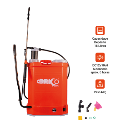 Pulverizador 16L Manual e Bateria