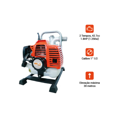 Motobomba 2T 1" 1/2